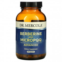 Dr. Mercola, Berberine and MicroPPQ, улучшенная формула, 90 капсул