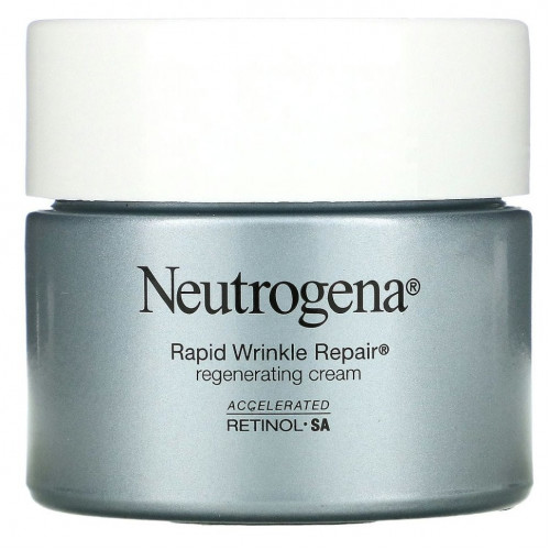 Neutrogena, Rapid Wrinkle Repair, восстанавливающий крем, 48 г (1,7 унции)