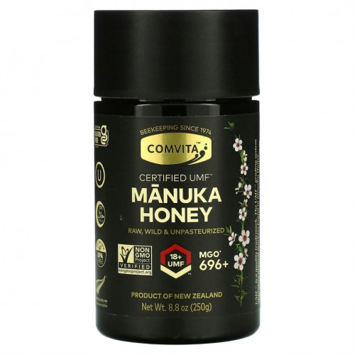 Comvita, Manuka Honey, Certified UMF 18+, MGO 696+, 250 г (8,8 унции)