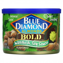 Blue Diamond, Миндаль, жирный, васаби и соевый соус, 170 г (6 унций)