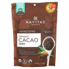 Navitas Organics, Органические кусочки какао-бобов, 454 г