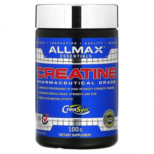 ALLMAX Nutrition, креатин, фармацевтическая степень чистоты, 100 г (3,53 унции)