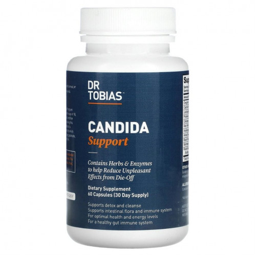 Dr. Tobias, Candida Support, 60 капсул