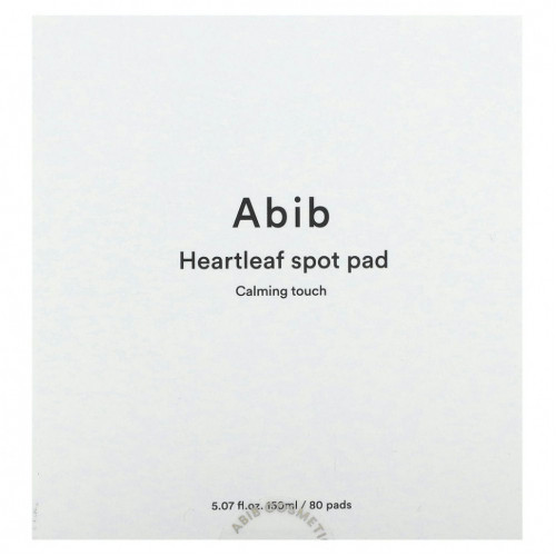 Abib, Heartleaf Spot Pad, 80 тампонов, 150 мл (5,07 жидк. Унции)