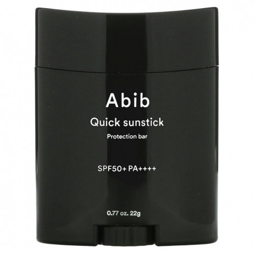 Abib, Quick Sunstick, маска для защиты от солнца, SPF 50+ PA ++++, 22 г (0,77 унции)