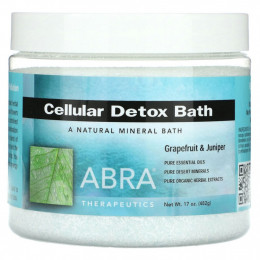 Abracadabra, Abra Therapeutics, Cellular Detox Bath, грейпфрут и можжевельник, 482 г (17 унций)