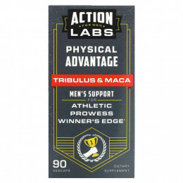 Action Labs, Для мужчин, Physical Advantage, якорцы и мака, 90 вегетарианских капсул