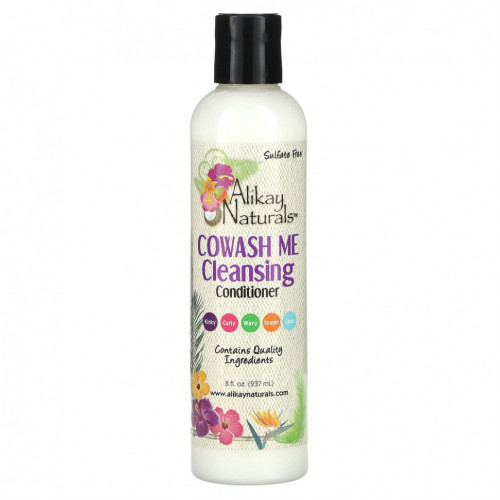 Alikay Naturals, Cowash Me, очищающий кондиционер, 937 мл (8 жидк. Унций)