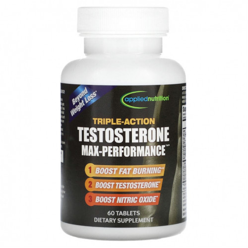 Applied Nutrition, Testosterone Max-Performance тройного действия, 60 таблеток