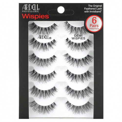 Ardell, Wispies, Demi Wispies, 6 пар