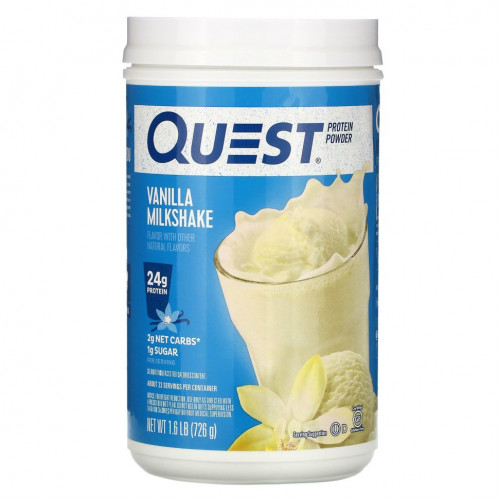 Quest Nutrition, протеиновый порошок, со вкусом ванили, 726 г (1.6 фунта)