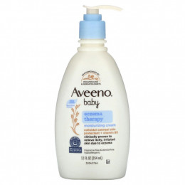 Aveeno, Для детей, увлажняющий крем от экземы, без отдушек, 354 мл (12 жидк. Унций)