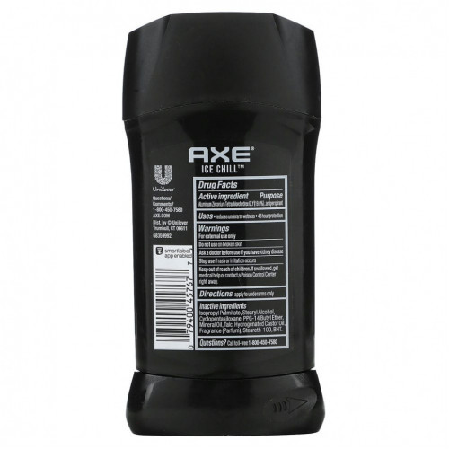 Axe, Antiperspirant, Ice Chill, ледяная мята и лимон, 76 г (2,7 унции)