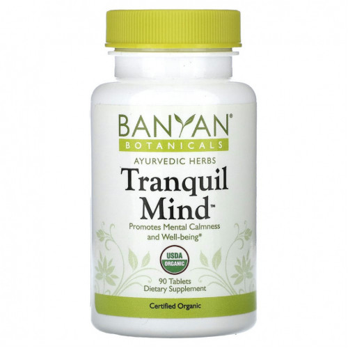 Banyan Botanicals, Tranquil Mind, 90 таблеток