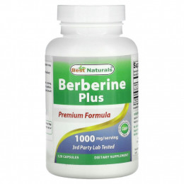 Best Naturals, Berberine Plus, 1000 mg/Serving, 120 Capsules