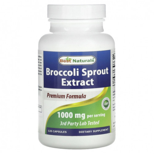 Best Naturals, Broccoli Sprout Extract, 500 mg, 120 Capsules