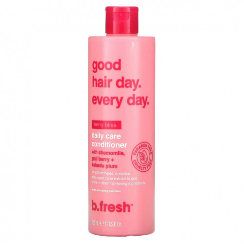 b.fresh, Good Hair Day Every Day, кондиционер для ежедневного ухода, для всех типов волос, Berry Bliss, 355 мл (12 жидк. Унций)