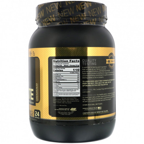 Optimum Nutrition, Gold Standard 100% Isolate, изолят, шоколадный вкус, 744 г (1,64 фунта)