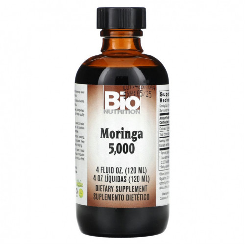 Bio Nutrition, Моринга 5000 (Moringa oleifera), 120 мл (4 жидк. Унции)