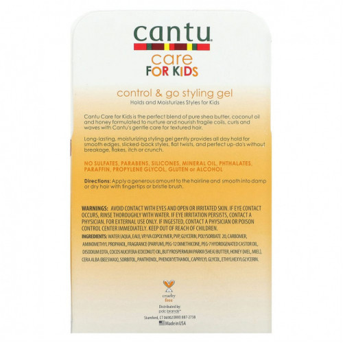 Cantu, Care For Kids, гель для укладки Control & Go, 63 г (2,25 унции)