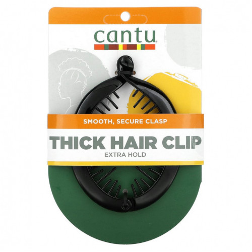 Cantu, Заколка для толстых волос, дополнительная фиксация, 1 заколка