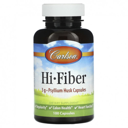 Carlson, Hi-Fiber, 0,5 г, 100 капсул