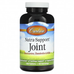 Carlson, Nutra-Support Joint, 180 Tabs