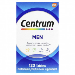 Centrum, Мультивитамины для мужчин, 120 таблеток