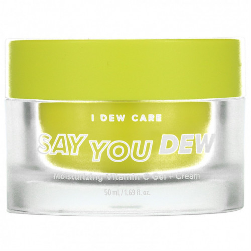 I Dew Care, Say You Dew, увлажняющий гель и крем с витамином C, 50 мл (1,69 жидк. Унции)