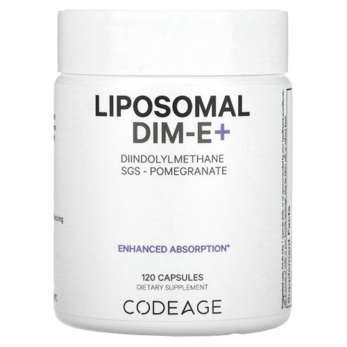 Codeage, Liposmal DIM-E +, гранат, 120 капсул