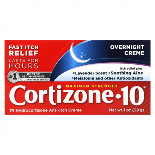 Cortizone 10, Maximum Strength, ночной крем, 28 г (1 унция)