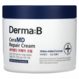 Derma:B, Восстанавливающий крем CeraMD, 14,5 жидк. Унции, 430 мл