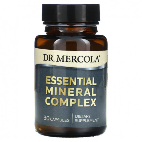 Dr. Mercola, Essential Mineral Complex, 30 капсул