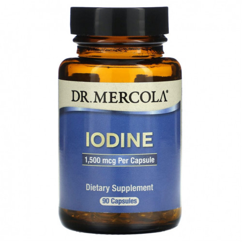 Dr. Mercola, Iodine, 1,500 mcg, 90 Capsules