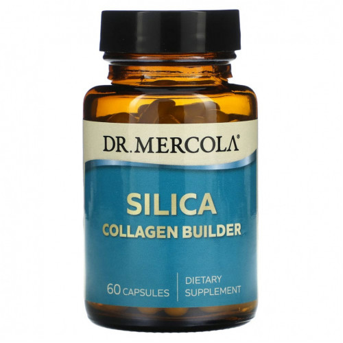 Dr. Mercola, Silica Collagen Builder, 60 капсул