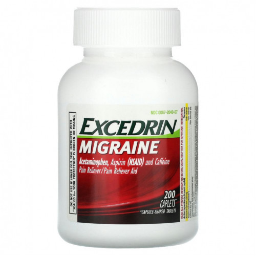 Excedrin, Мигрень`` 200 капсул