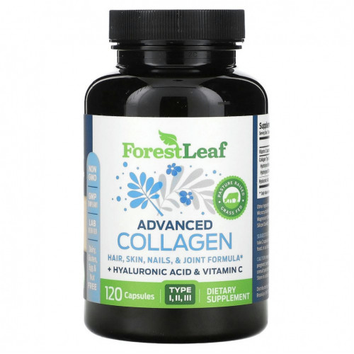 Forest Leaf, Advanced Collagen, 120 капсул