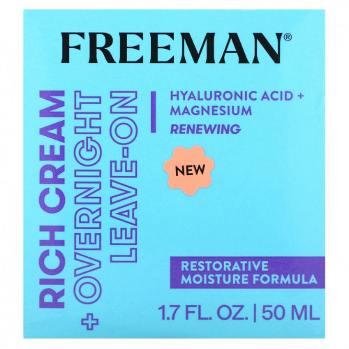 Freeman Beauty, Насыщенный крем + ночное несмываемое средство, 1,7 жидк. унция $ 12.99 (1,69 жидк. унции)