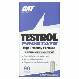 GAT, Sport, Testrol для простаты, 90 капсул