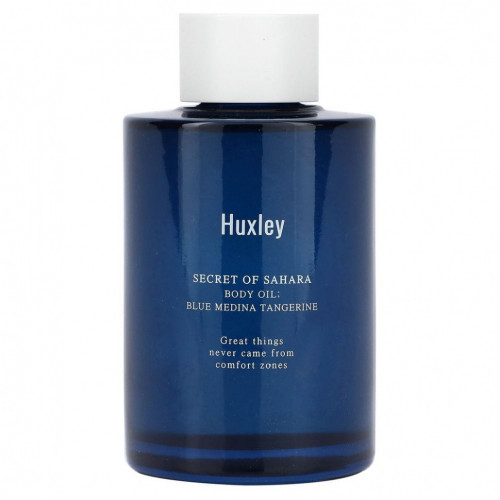 Huxley, Secret of Sahara Body Oil, мандарин с голубой мединой, 100 мл (3,38 жидк. Унции)