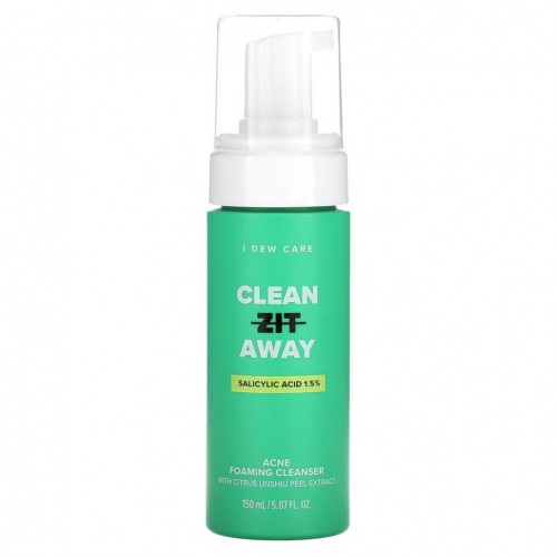 I Dew Care, Clean Zit Away, пенящееся очищающее средство от акне, 150 мл (5,07 жидк. Унции)