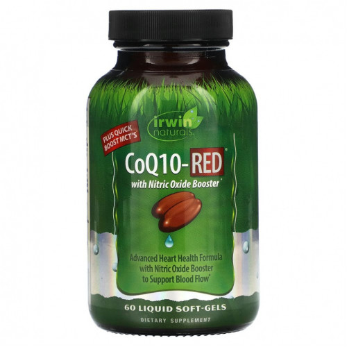 Irwin Naturals, CoQ10-Red, 60 мягких таблеток