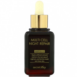 Secret Key, Multi Cell Night Repair Ampoule, ночная восстанавливающая ампула, 50 мл (1,69 жидк. Унции)