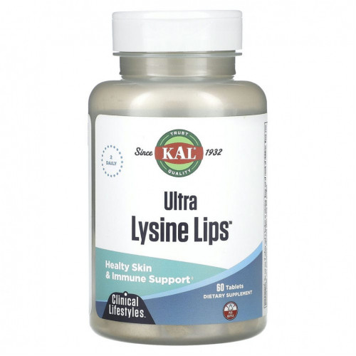 KAL, Ultra Lysine Lips, 60 таблеток