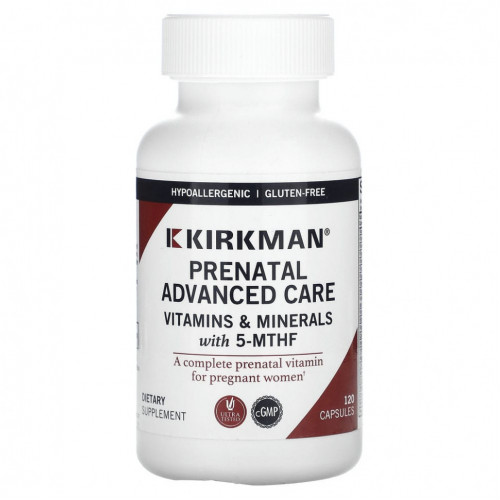 Kirkman Labs, Prenatal Advanced Care, 120 капсул