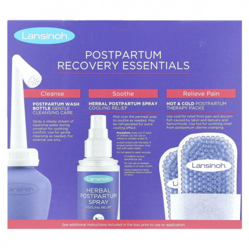 Lansinoh, Postpartum Recovery Essentials, набор из 16 предметов