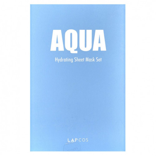 Lapcos, Aqua Hydrating Sheet Beauty Mask Set, 5 шт., По 30 мл (1,01 жидк. Унции)