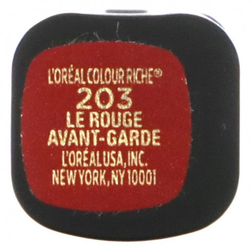 L'Oréal, Color Riche, матовая губная помада для интенсивного объема, 203 Le Rouge Avant-Garde, 1,8 г (0,06 унции)