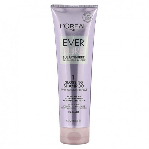 L'Oréal, EverPure, 1 шампунь для блеска, 250 мл (8,5 жидк. Унции)