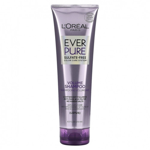 L'Oréal, Ever Pure, шампунь для придания объема, лотос, 250 мл (8,5 жидк. Унции)